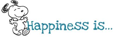 Writing Prompt – Happiness is..